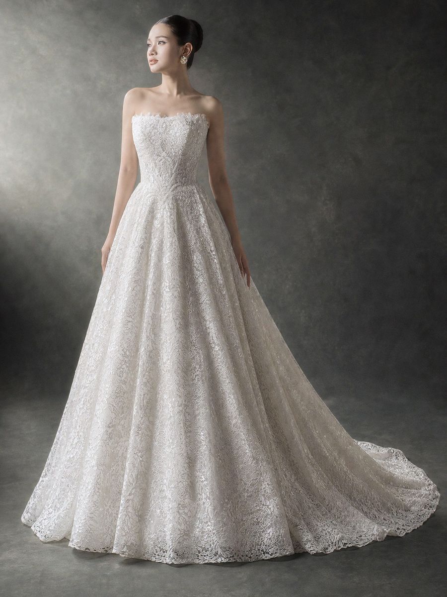 suông ren cúp ngực — RTW-30014 · váy cưới tại Vivian Bridal, TP.HCM