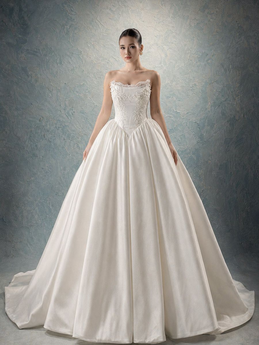 VNCBS-911 — Xoè satin, eo basque kết hoa