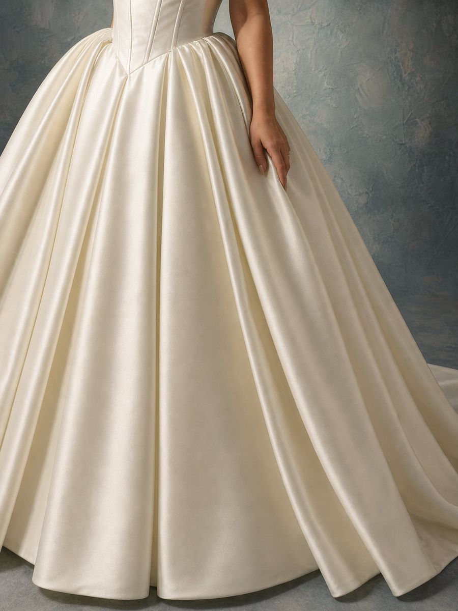 VNCBS-912 — Xoè satin trễ vai, corset