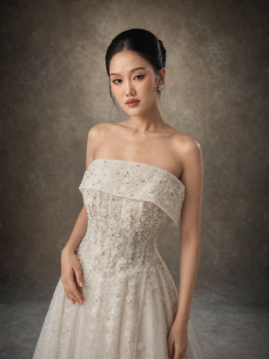 VNCS-1094 — Suông đính kết trễ vai