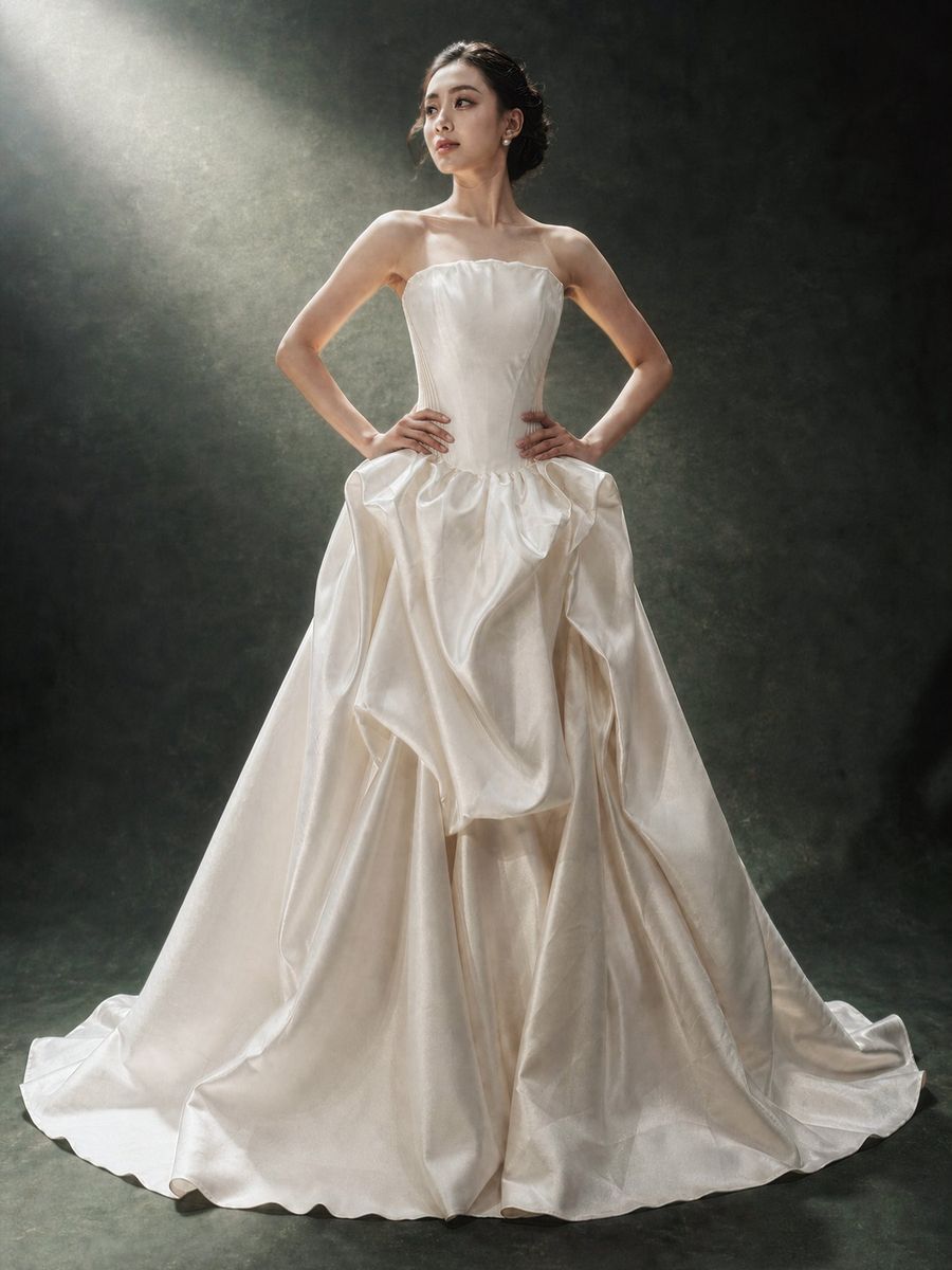 VVAP-158 — Suông satin cúp ngực xếp nhúng