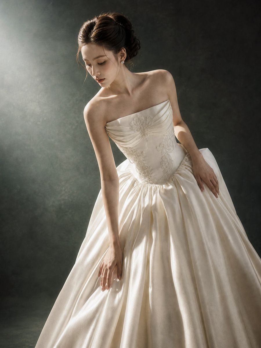 VVAP-160 — xoè satin cúp ngực đính kết