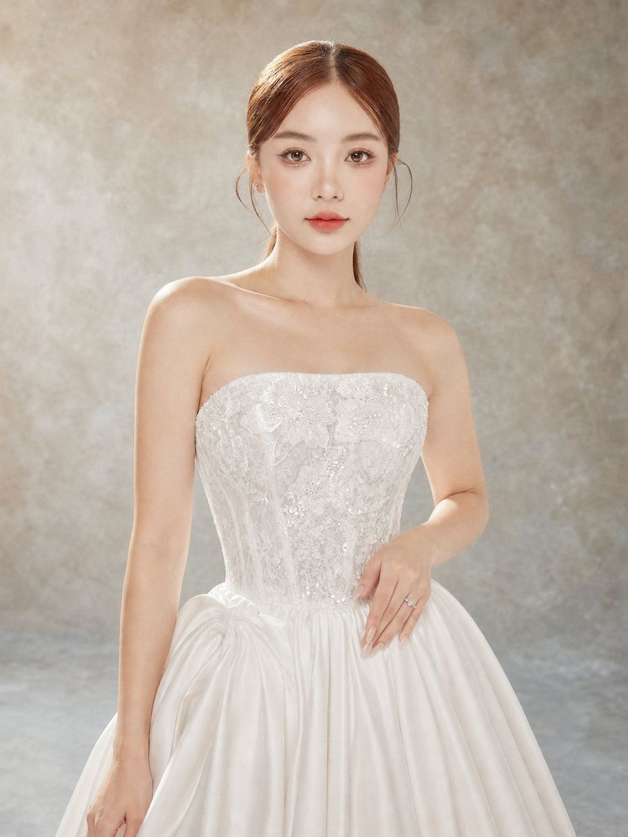 VVAP-84 — Suông satin phối ren