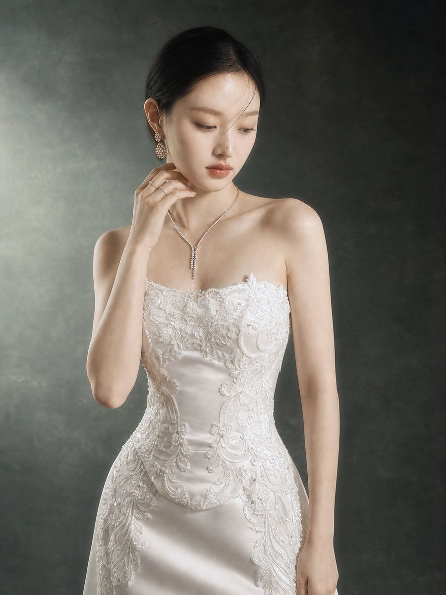 VVSIG-39 — cá satin đính kết thân áo corset