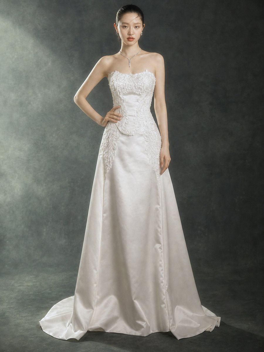 VVSIG-39 — cá satin đính kết thân áo corset