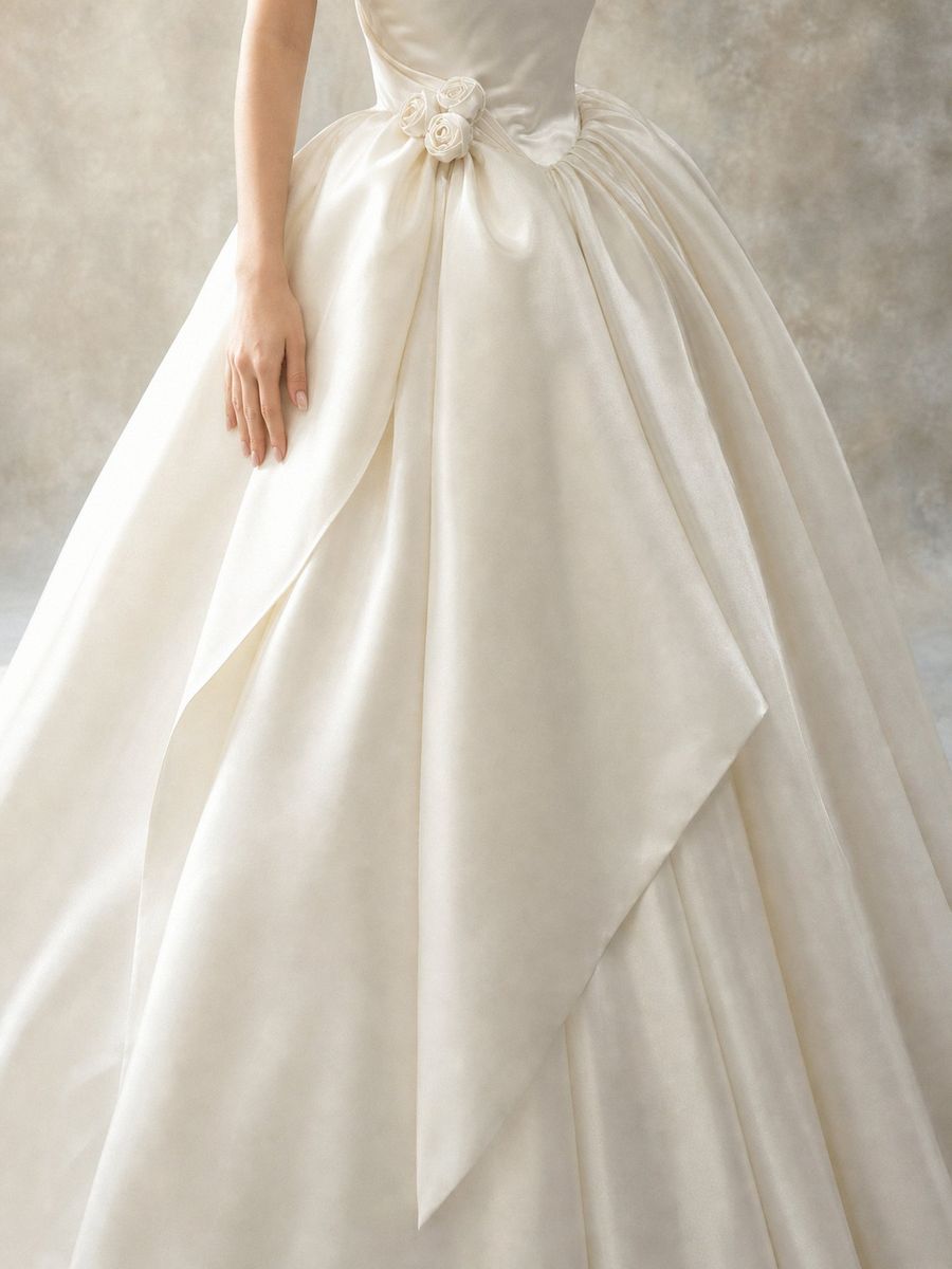 VVSIG-67 — Xoè satin vạt chéo
