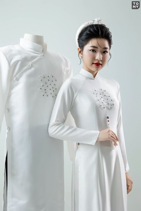 Áo dài đôi ADCD 938 ADCD 944 tại Tony Wedding · Vivian Bridal, 106 Đường 3 Tháng 2 TP.HCM