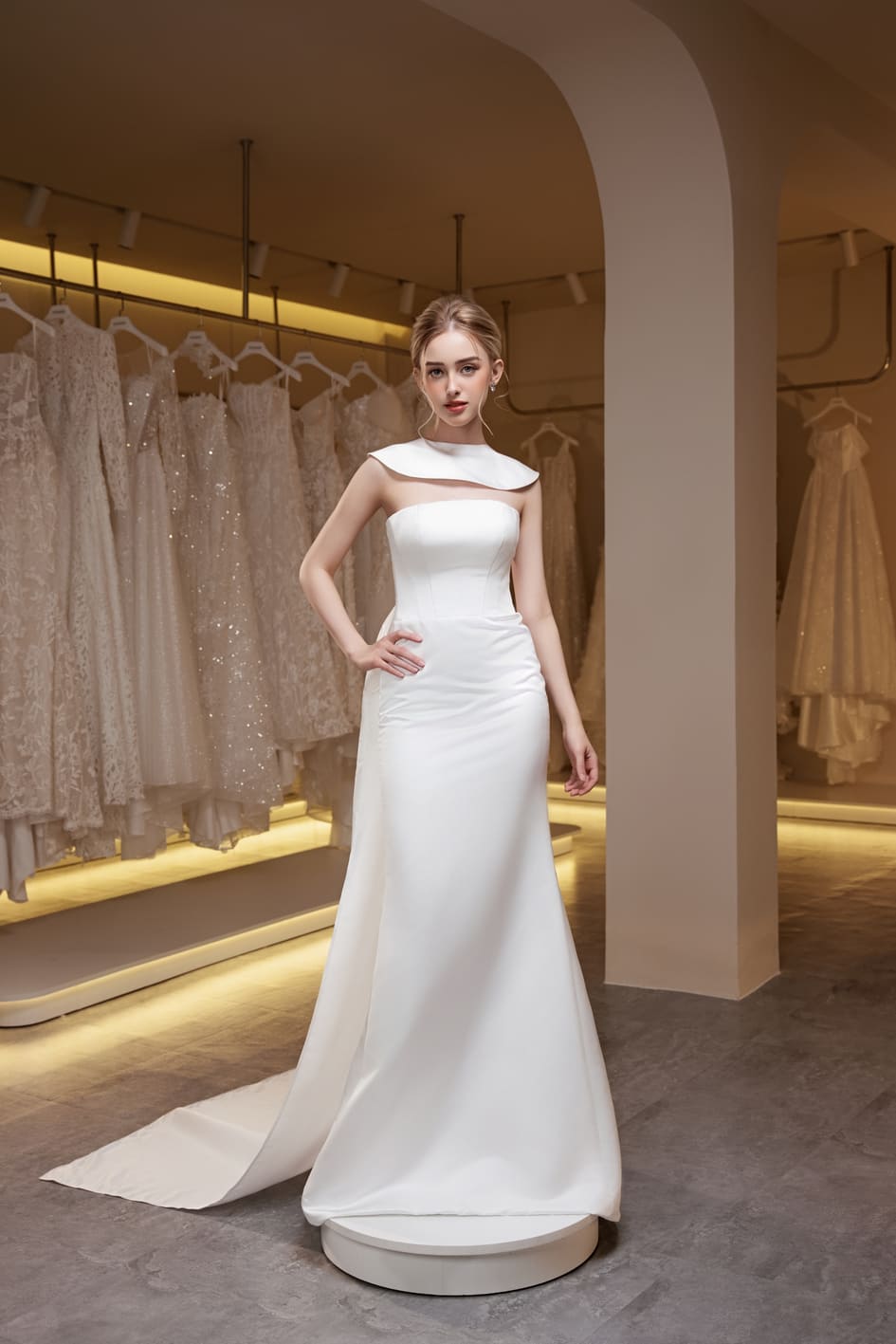Váy Cưới Đuôi Cá Standard VVS-22